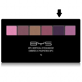 Palette 6 fards à paupières Rose/Violets BYS Maquillage
