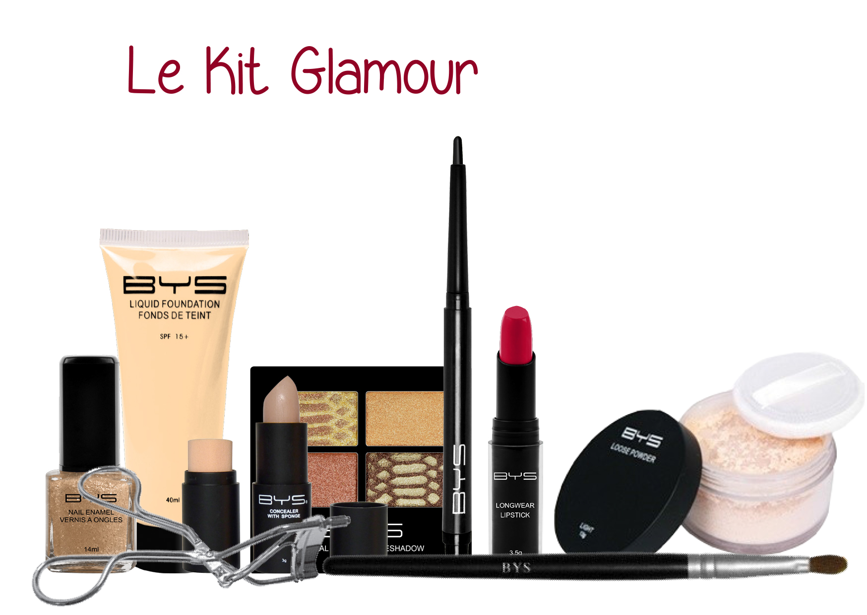 Kit glamour BYS Maquillage