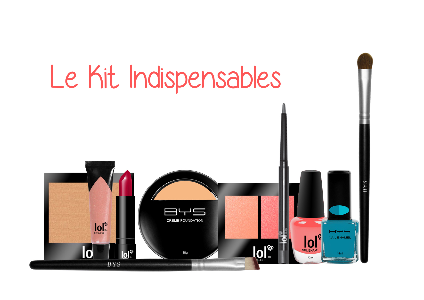 Kit indispensables BYS Maquillage