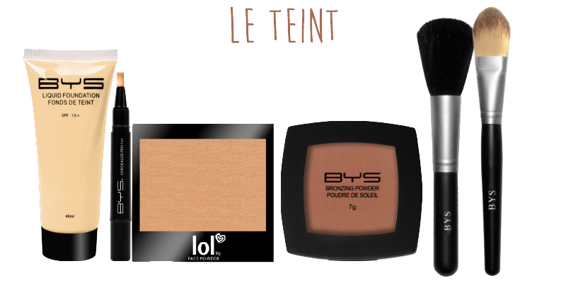 Maquillage pas cher du teint BYS Maquillage